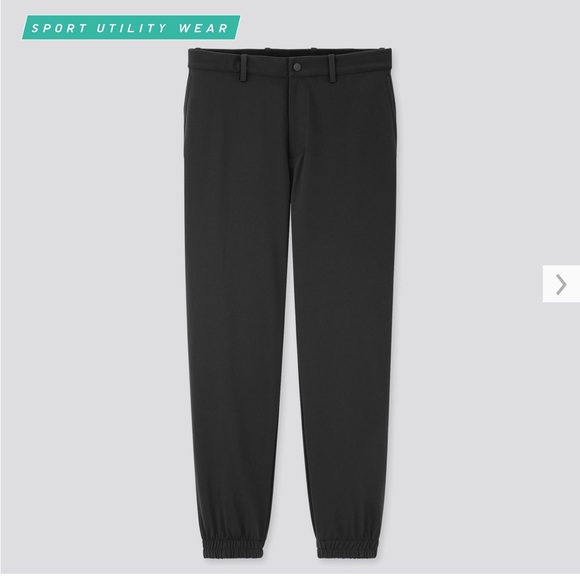 Uniqlo mens L grey jogger pants - Picture 2 of 6